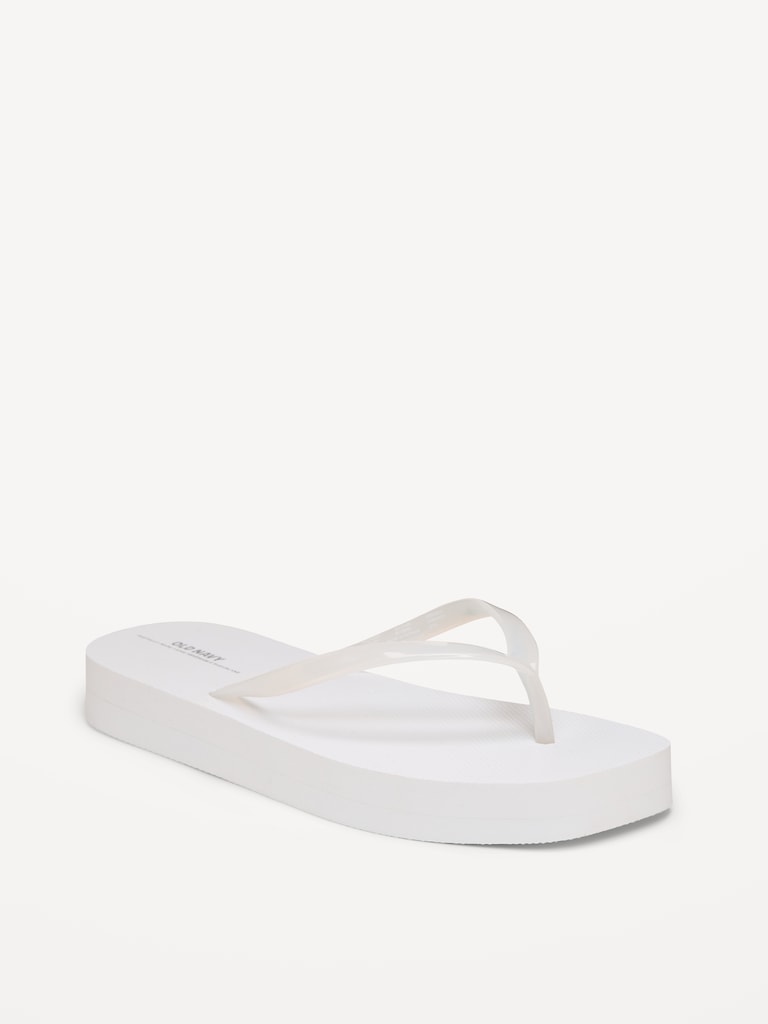 Platform Flip-Flop Sandals for Girls (Partially Plant-Based)