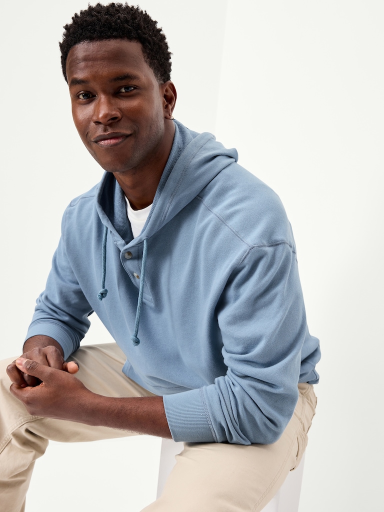 French Terry Pullover Hoodie