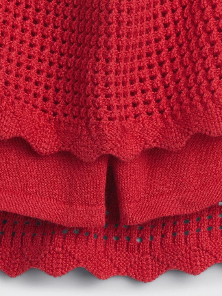 Kids Tiered Crochet Skort