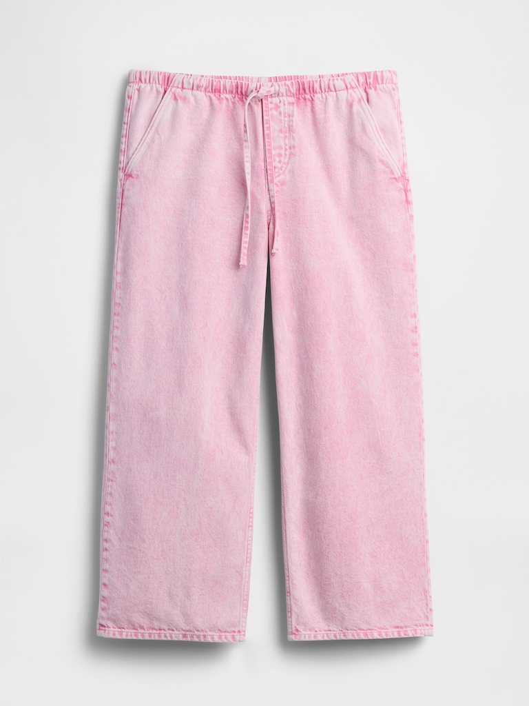 Low Rise '90s Loose Easy Crop Jeans