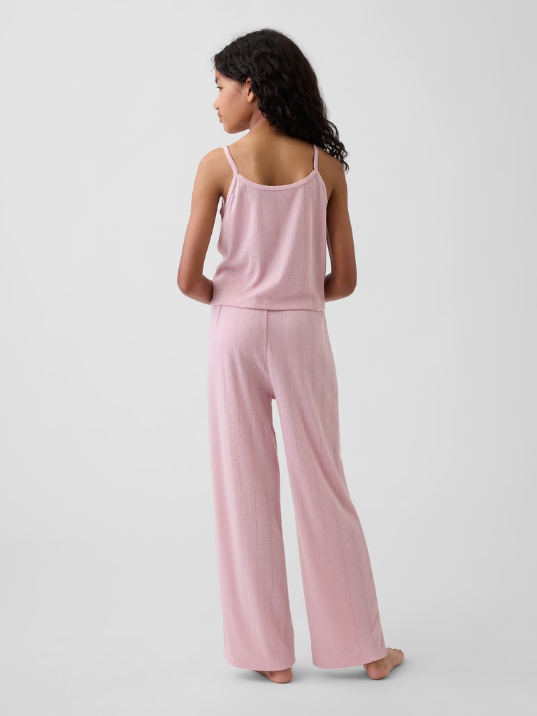 Kids Recycled Pointelle Tank PJ Set