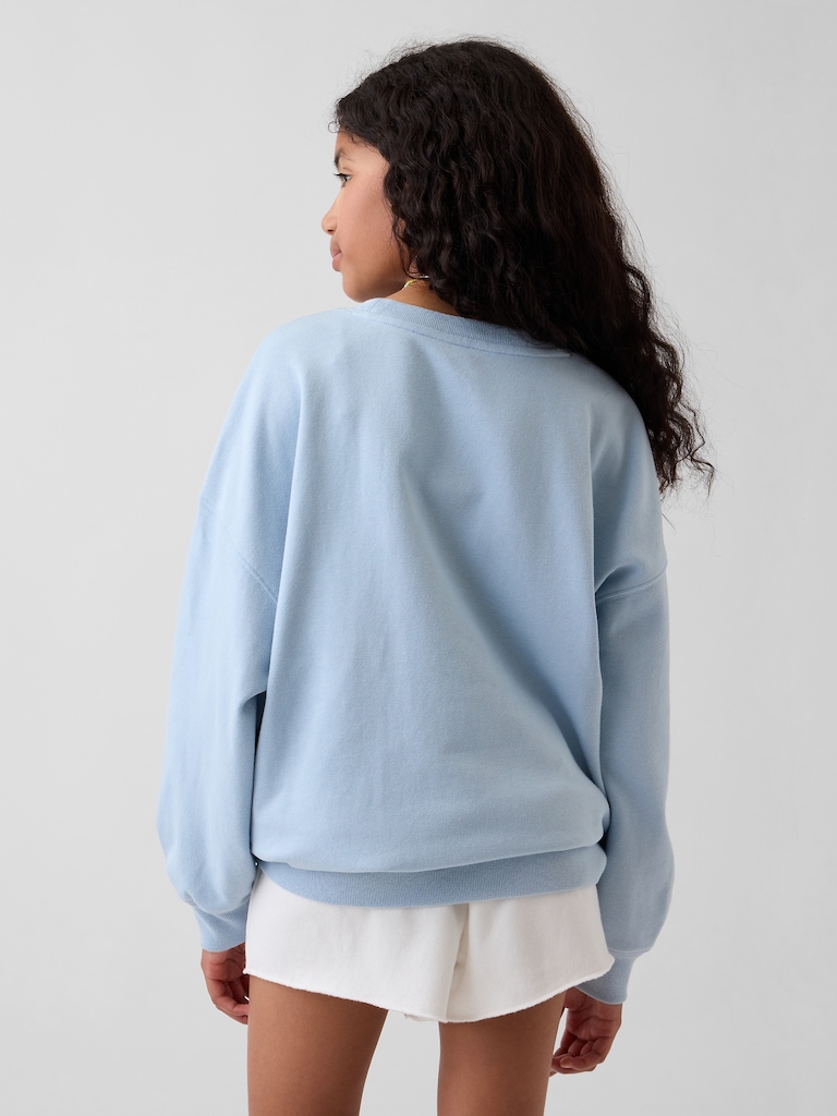 Kids VintageSoft Terry Oversized Graphic Sweatshirt