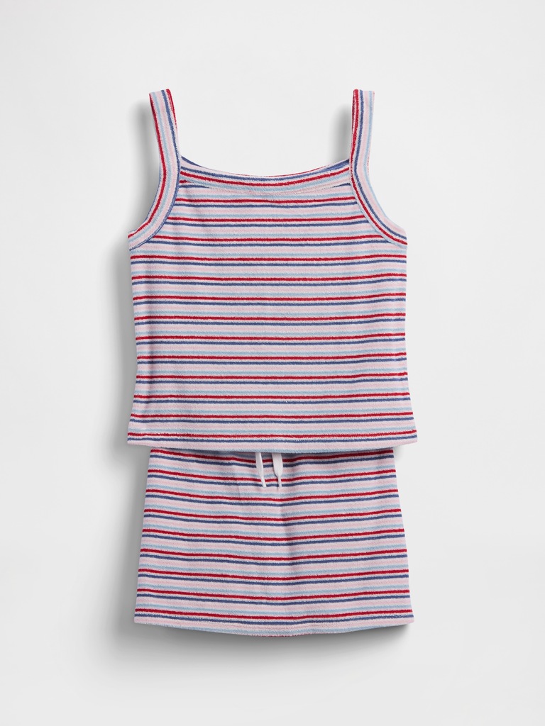 Kids Towel Terry Skort Outfit Set