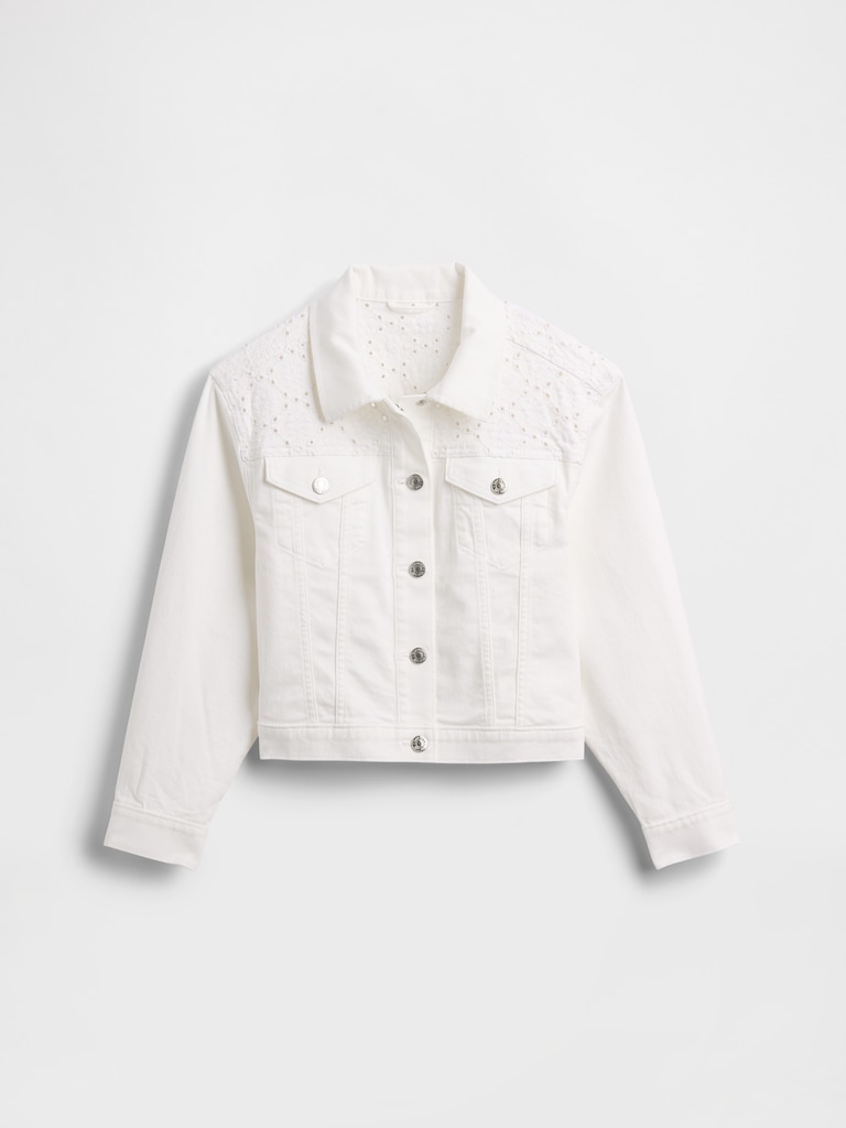 Kids Eyelet Denim Jacket