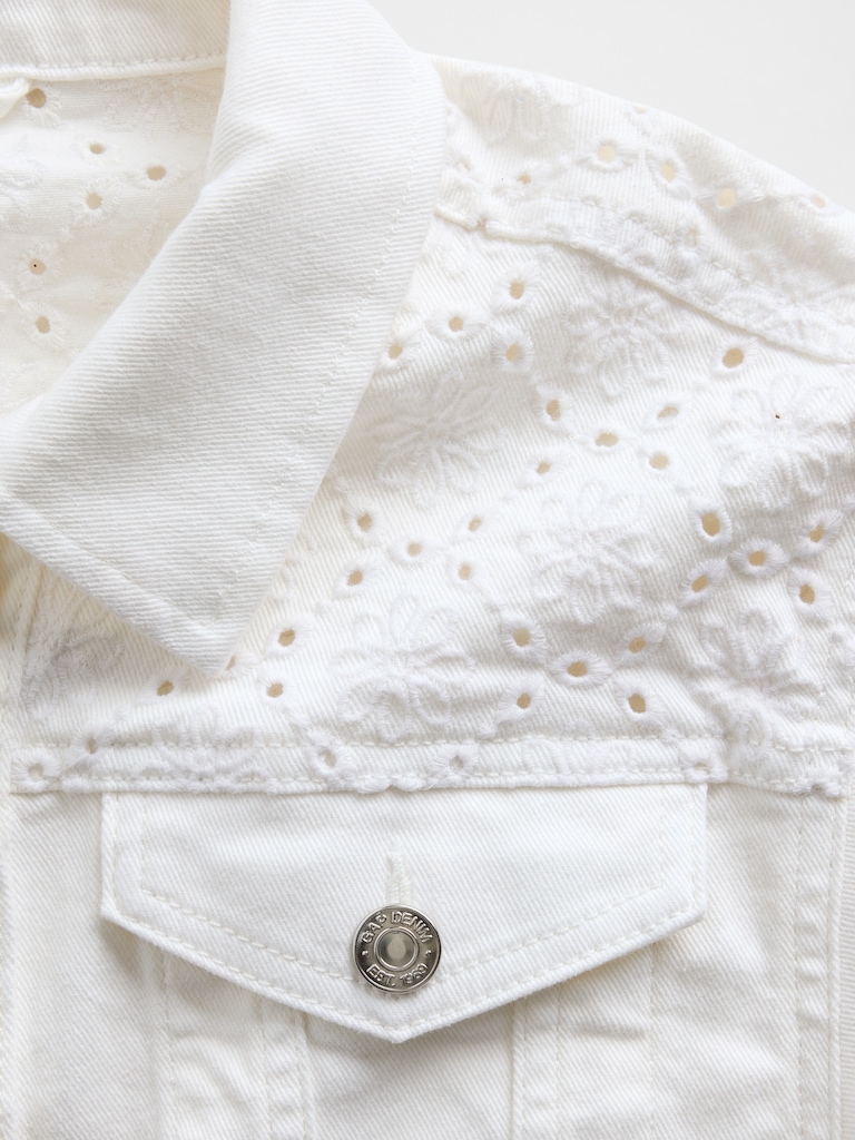 Kids Eyelet Denim Jacket
