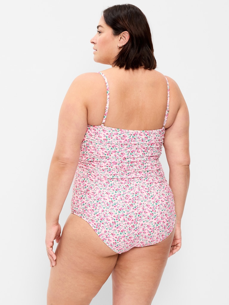 Ruched One-Piece Swimsuit