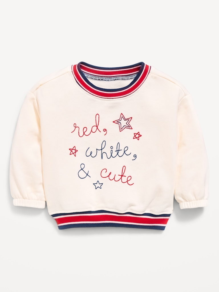Printed Crew-Neck Sweatshirt for Baby