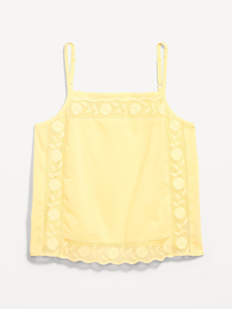 Scalloped-Hem Tank Top