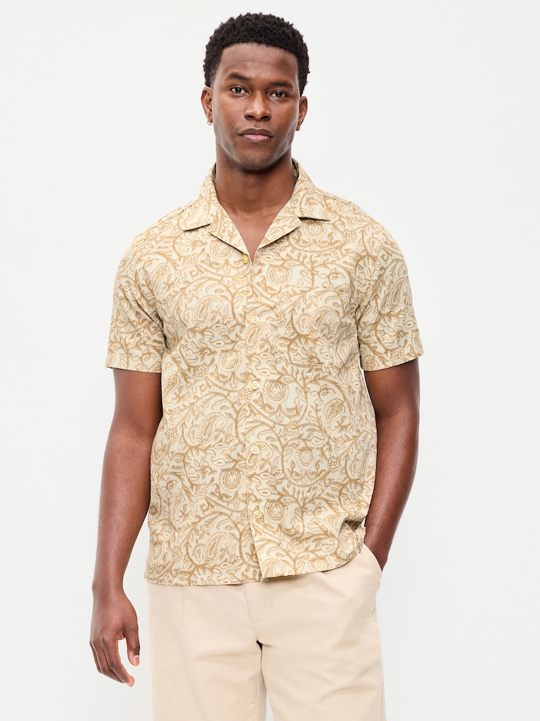 Short-Sleeve Camp Shirt