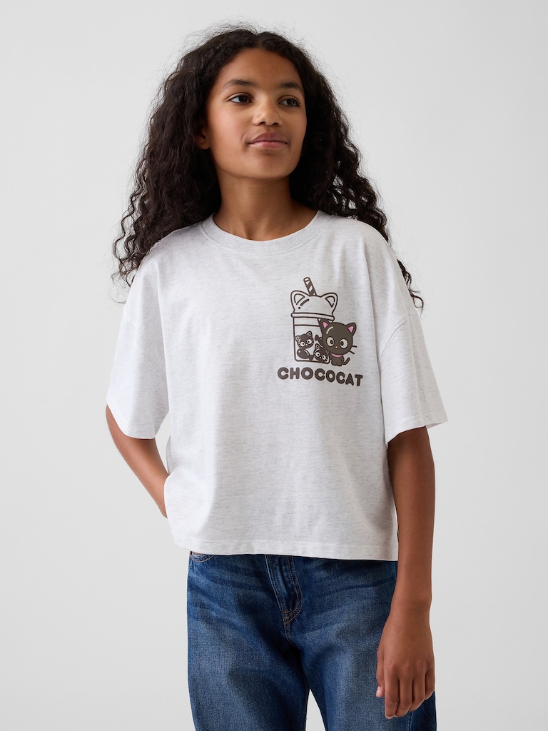 Kids Hello Kitty Oversized Graphic T-Shirt