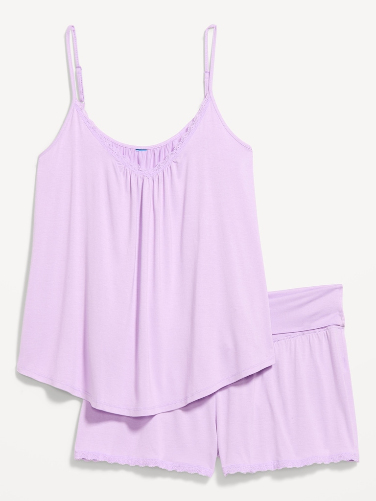 Maternity Jersey Pajama Short Set