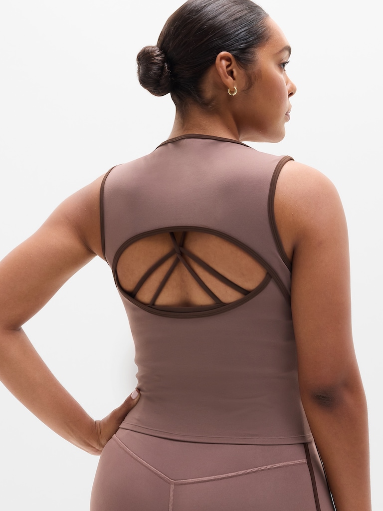 Transcend Open Back Muscle Tank