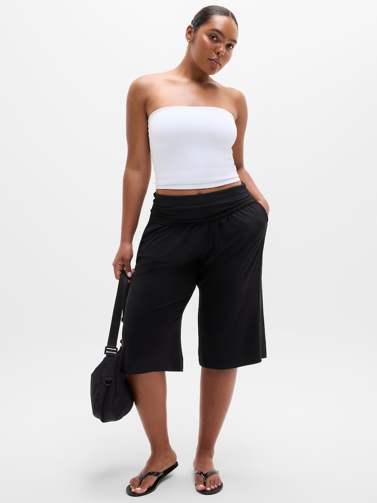 Dream Drape Mid Rise Crop Pant