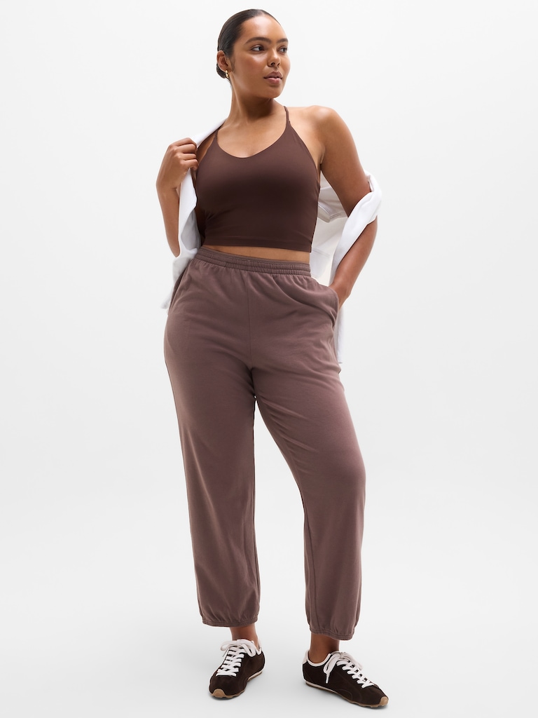 Airy Cotton Terry Jogger