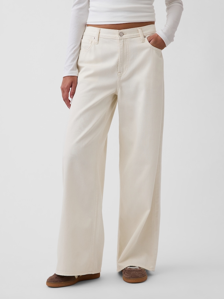 Mid Rise UltraSoft Baggy Jeans