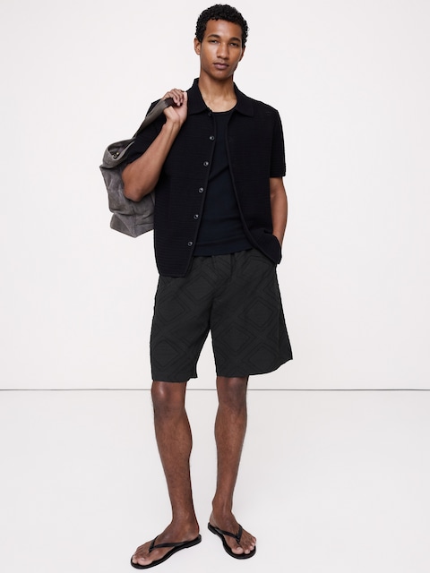black dress shorts men Valor Shorts - Black main image 0