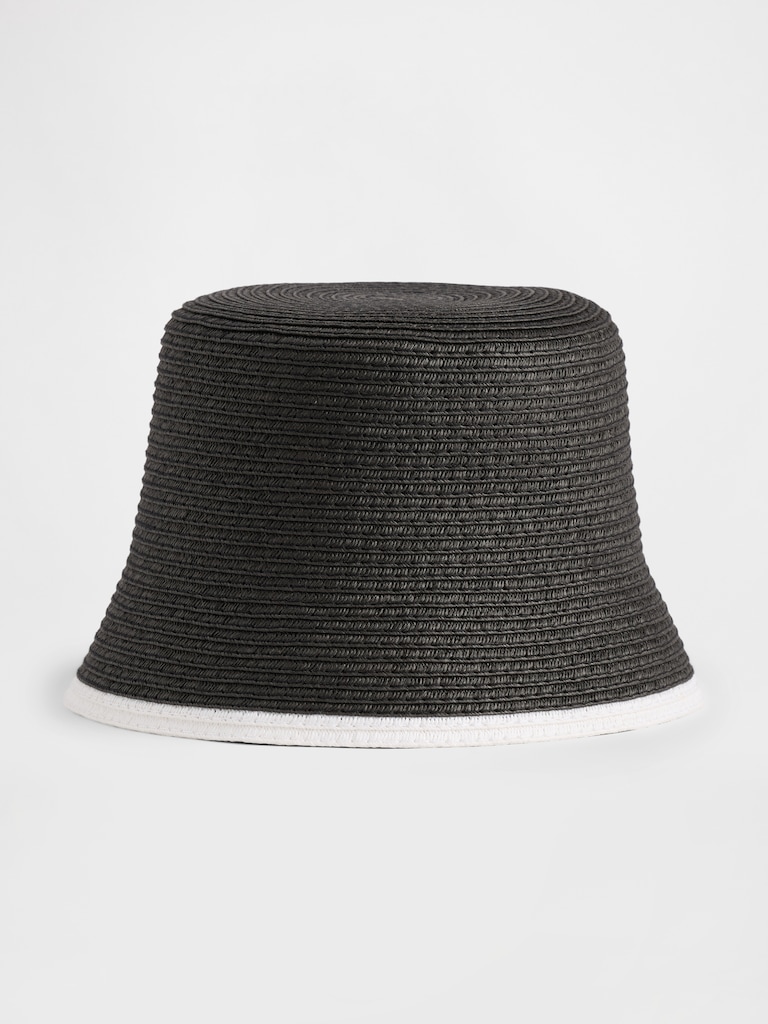 Straw Bucket Hat