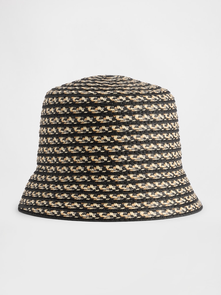 Straw Bucket Hat