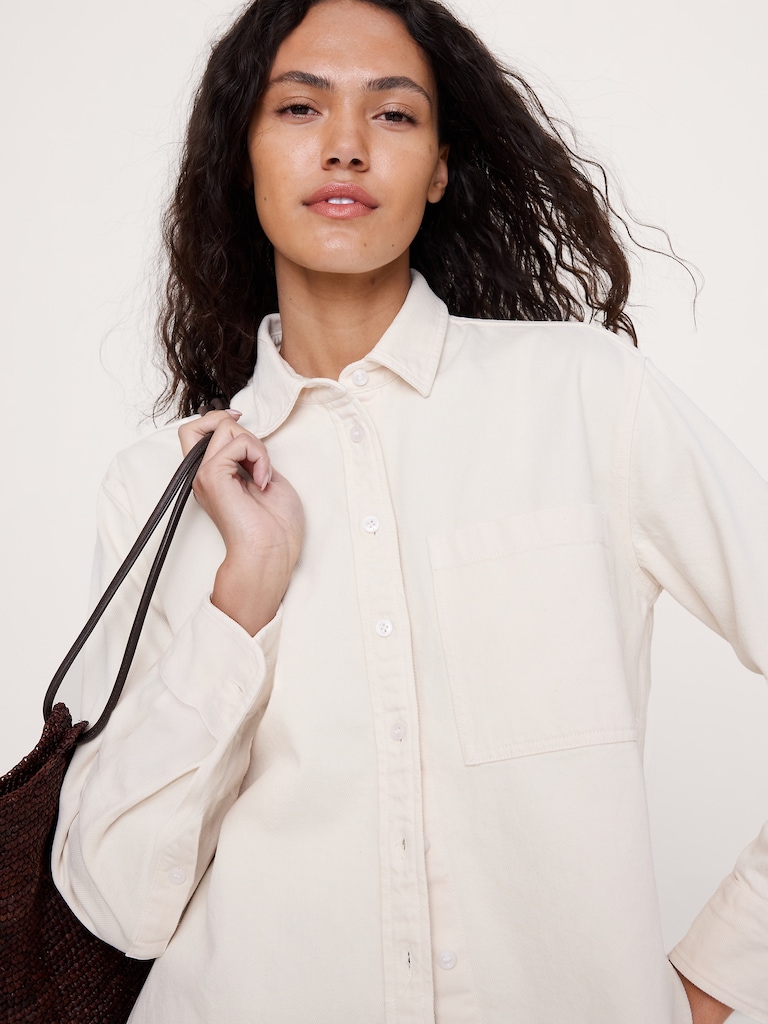 The Oversized Denim Shirt