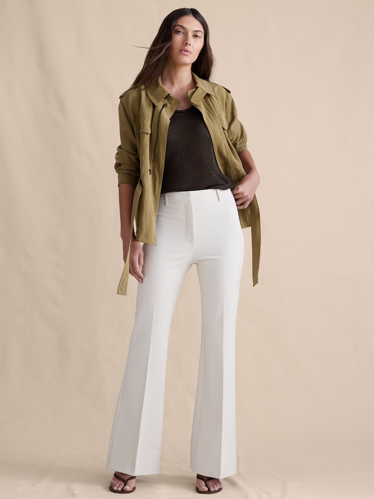 High-Rise Modern Flare City Stretch Pant