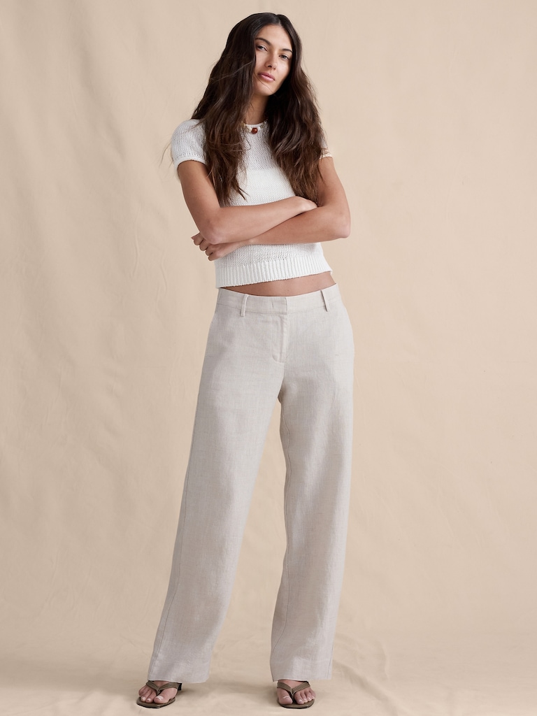 The Everyday Wide-Leg Pant in Linen