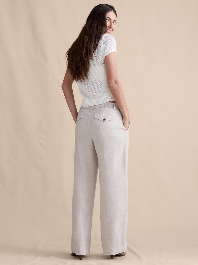 The Everyday Wide-Leg Pant in Linen
