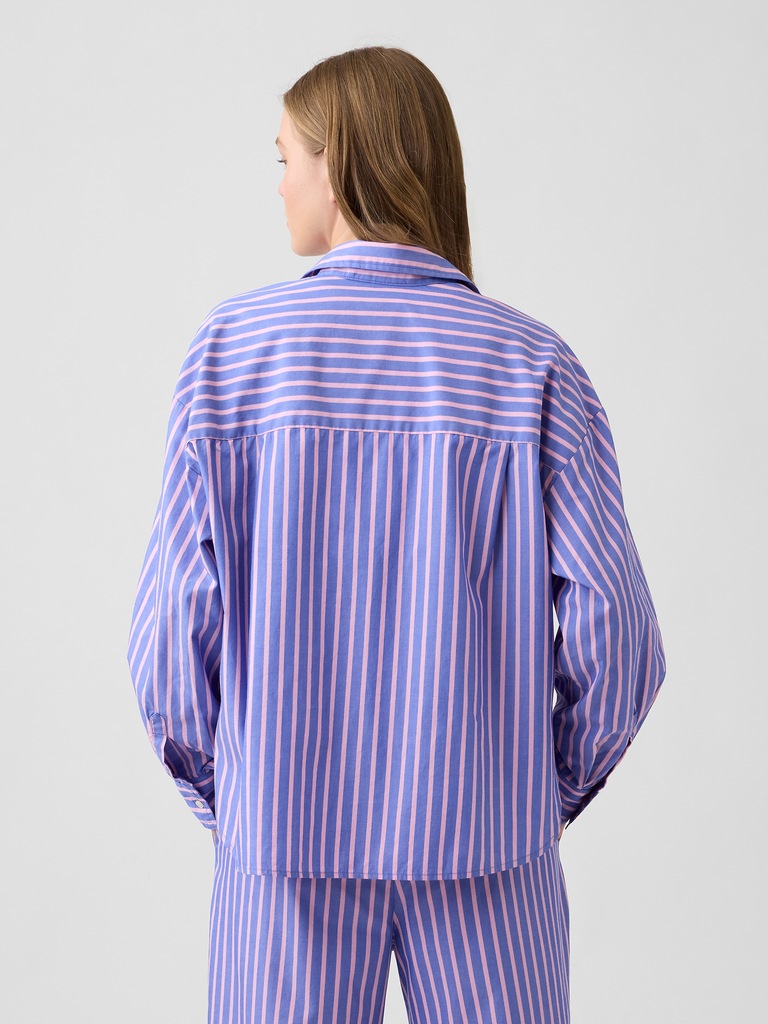 Oversized Shirt in Poplin