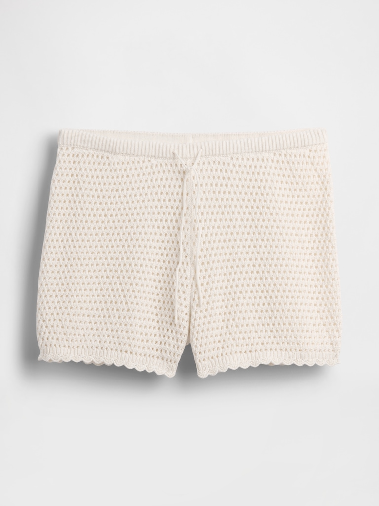 Short confort crocheté