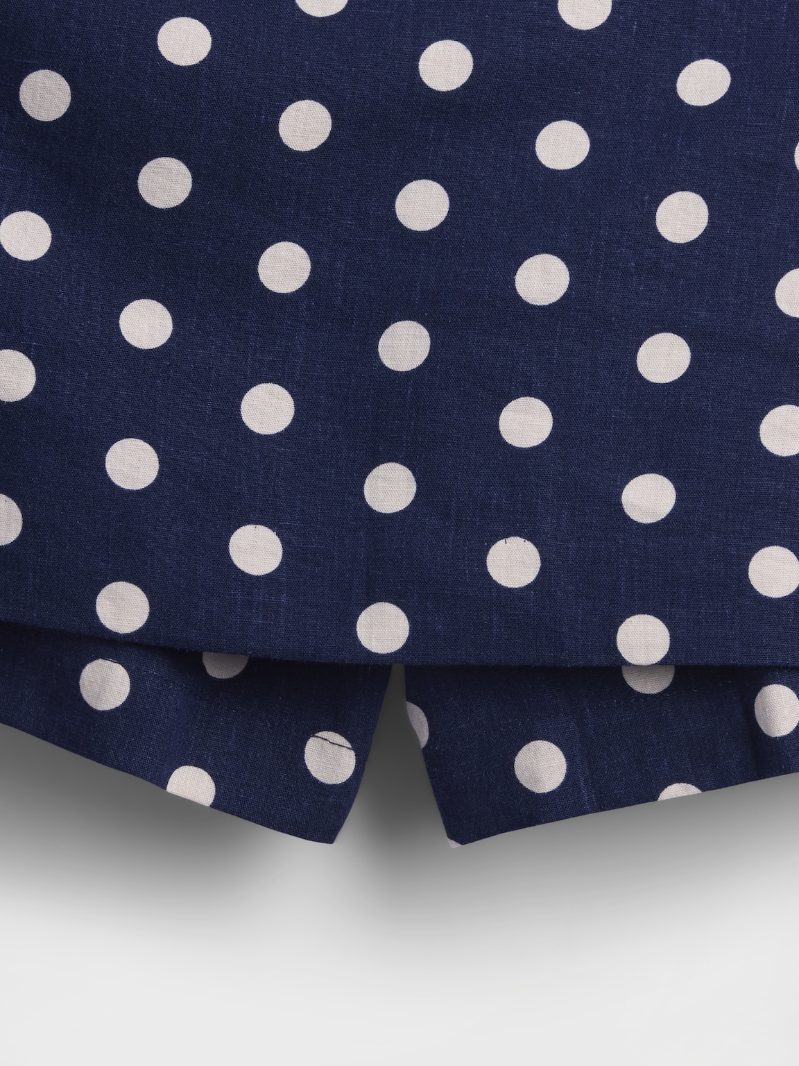 Linen-Blend Mini Skort