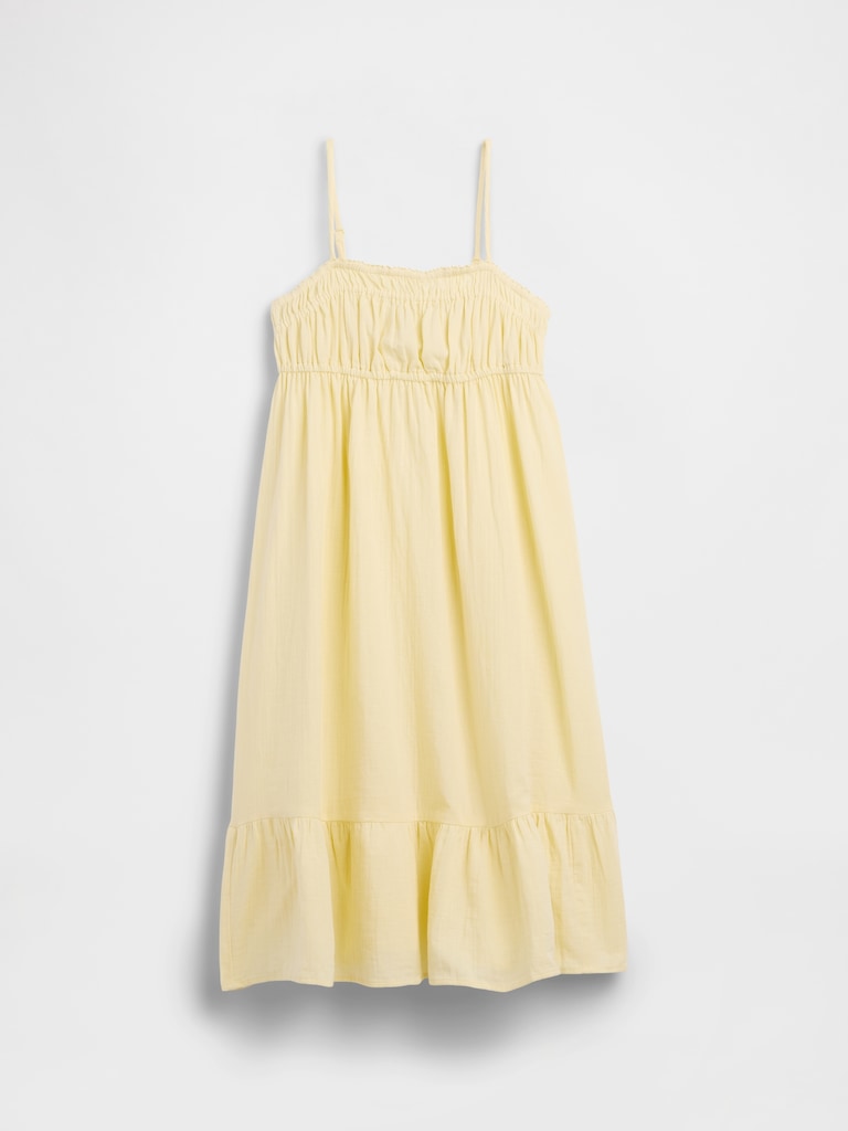 Kids Cotton Gauze Midi Dress