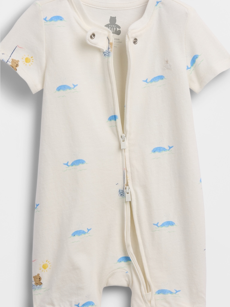 Baby First Favorites Organic Cotton Shorty One-Piece