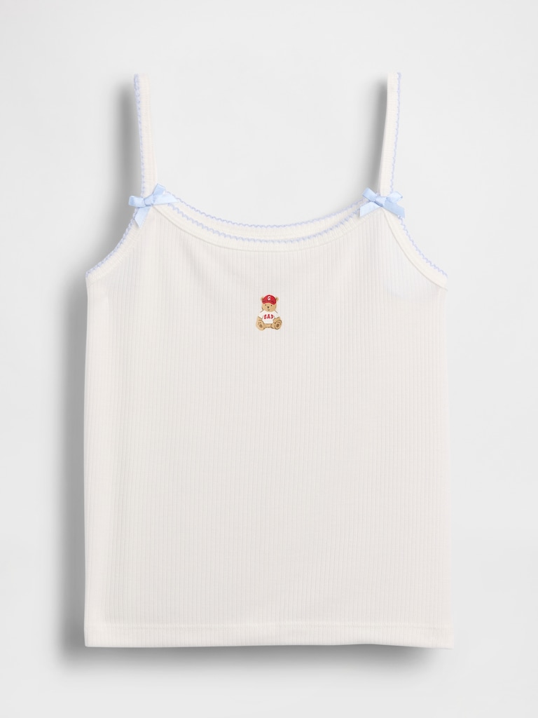 Kids Recycled Rib PJ Tank Top