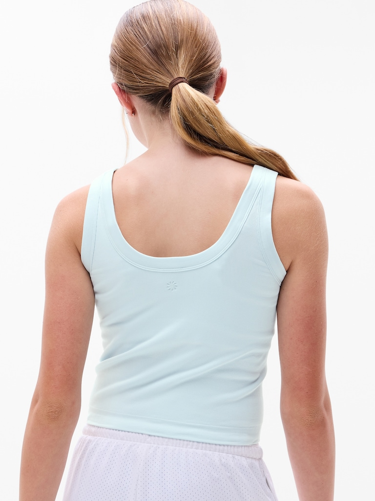 Athleta Girl Rise Above Rib Scoop Tank