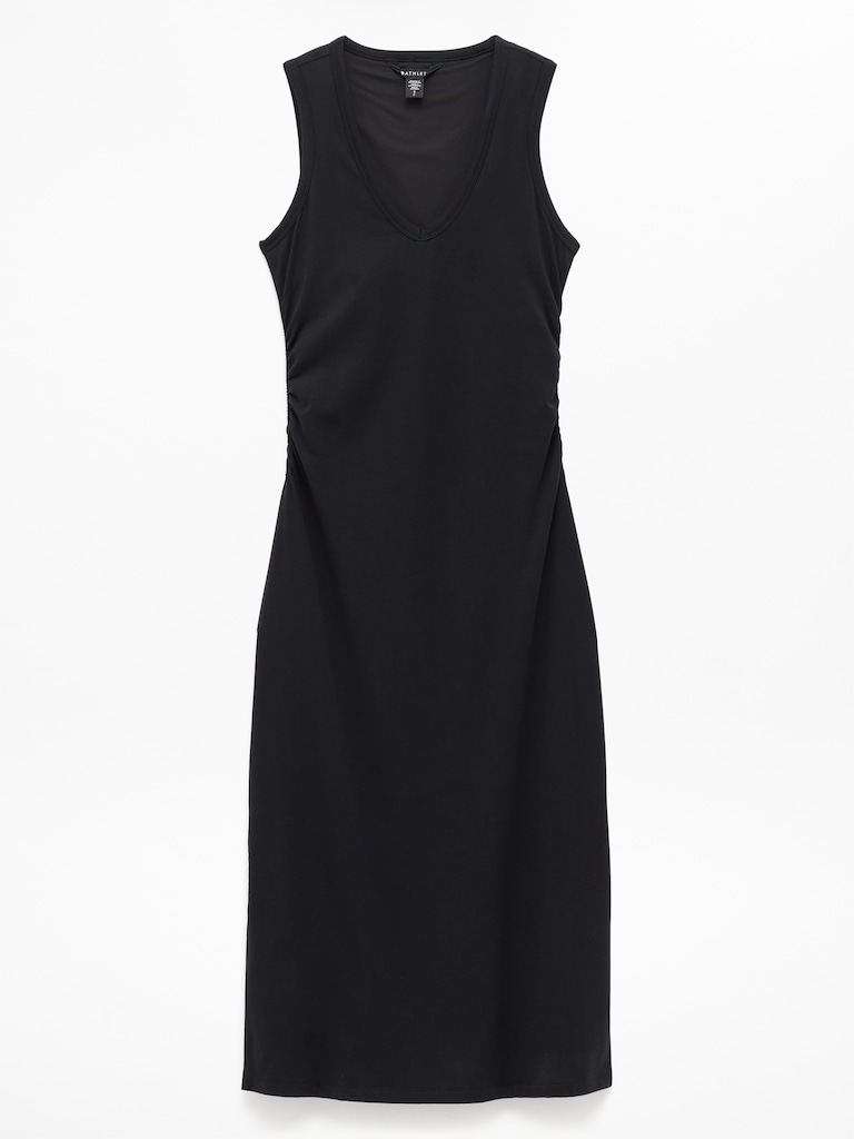 Essential V-Neck Midi Dress