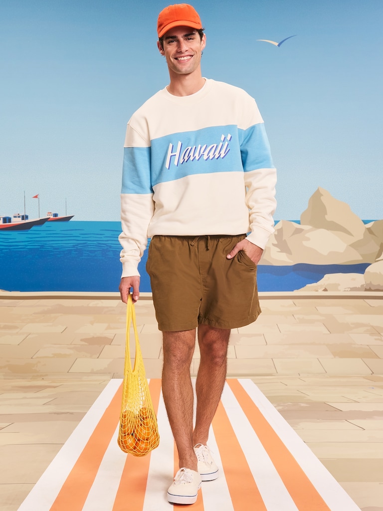 Solid Jogger Shorts -- 5-inch inseam