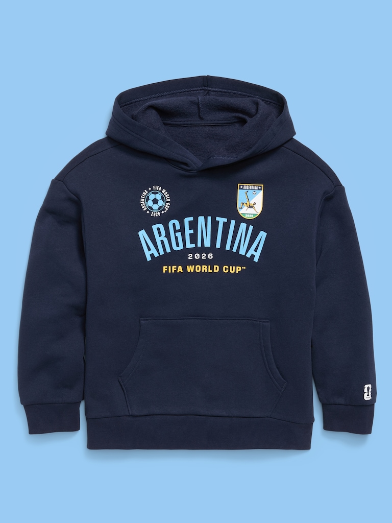 FIFA World Cup 26™ Argentina Oversized Pullover Hoodie for Boys