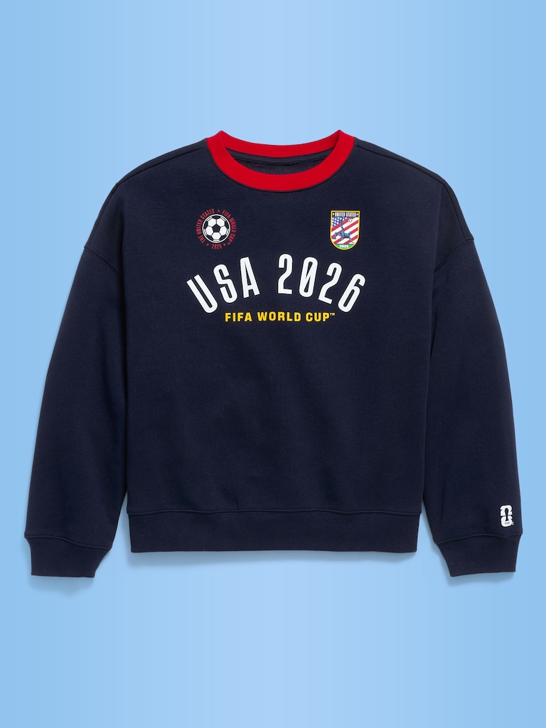 FIFA World Cup 26™ USA Oversized Tunic Sweatshirt for Girls