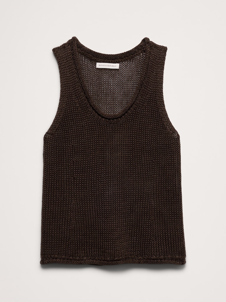 Heirloom Linen Sweater Tank