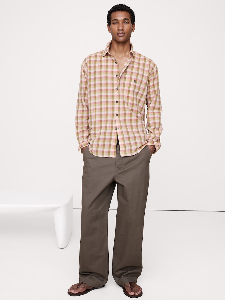 Relaxed-Fit Summerweight Cotton Shirt