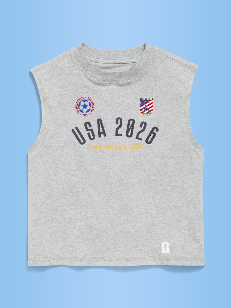 FIFA World Cup 26™ USA Boxy Muscle Graphic Tank Top for Boys