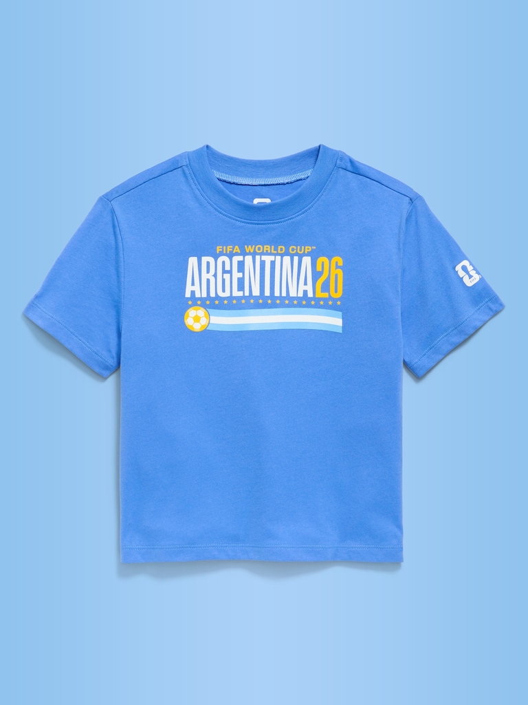 FIFA World Cup 26™ Argentina Oversized Unisex Graphic T-Shirt for Toddler