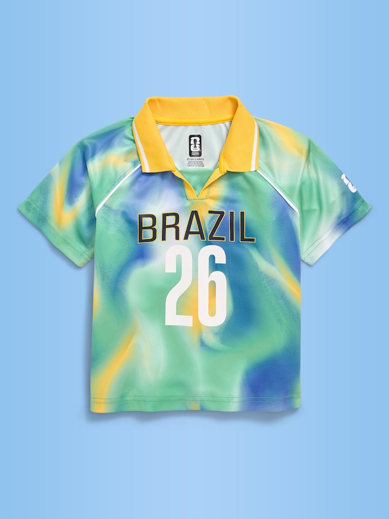 FIFA World Cup 26™ Brazil Unisex Lifestyle Collared Jersey T-Shirt for Toddler