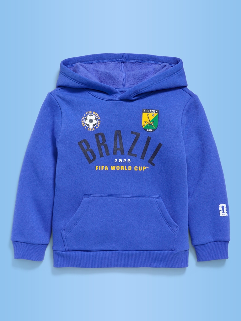 FIFA World Cup 26™ Brazil Oversized Pullover Hoodie for Toddler Boys