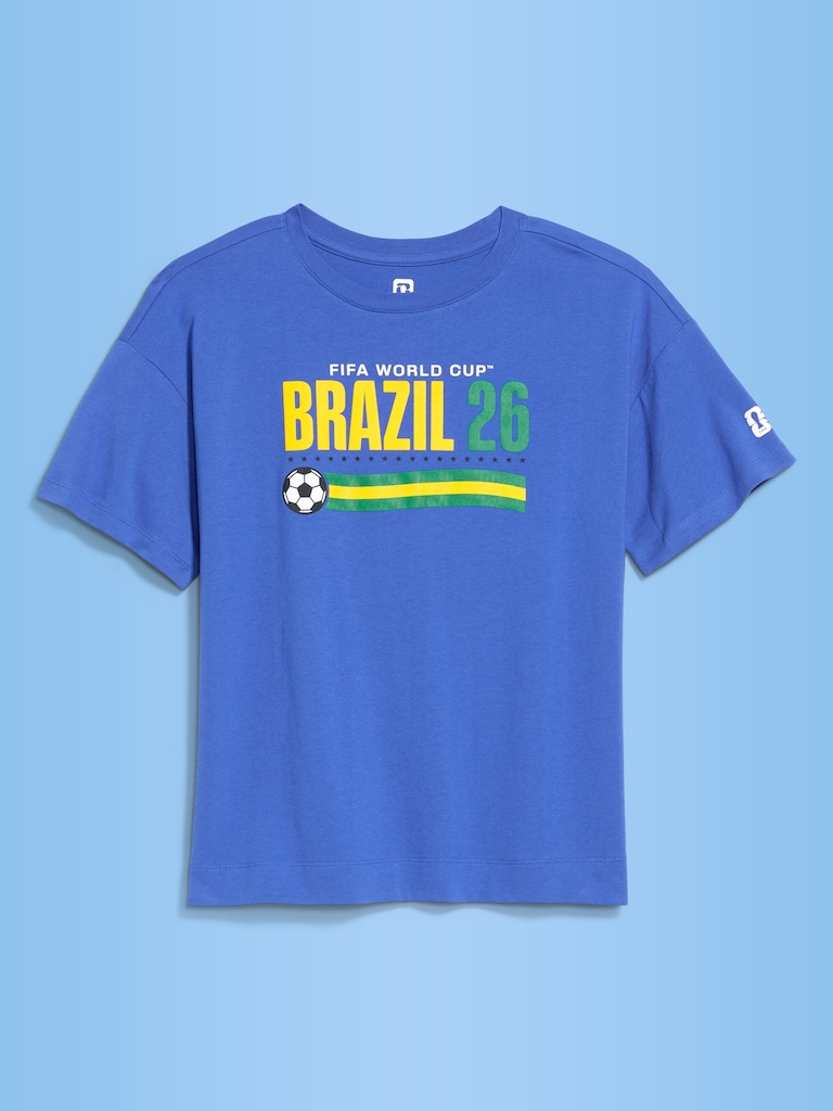 FIFA World Cup 26™ Brazil Vintage Crew-Neck T-Shirt for Women