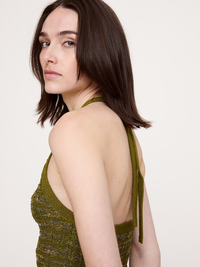 Tie-Neck Halter Tank