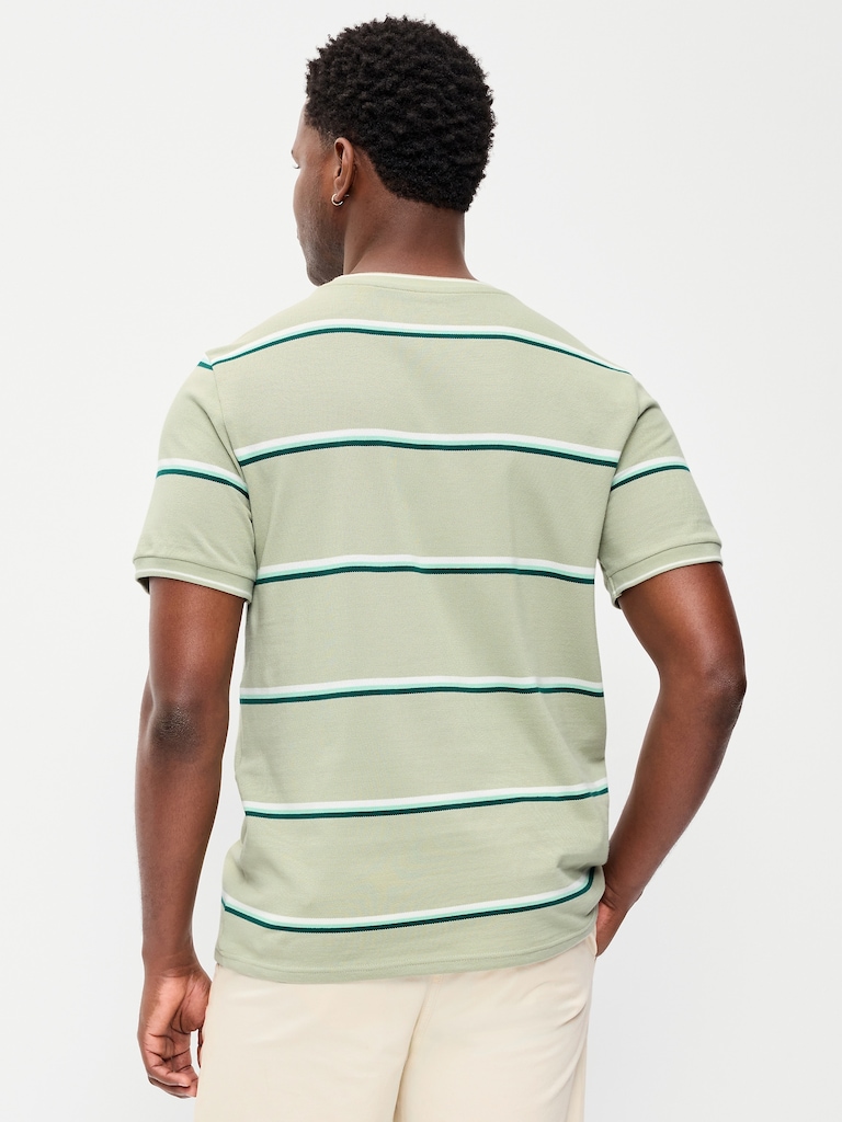 Crew-Neck Pique T-Shirt