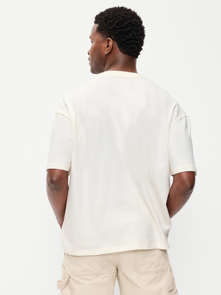 Oversized Heavyweight Garment-Washed T-Shirt