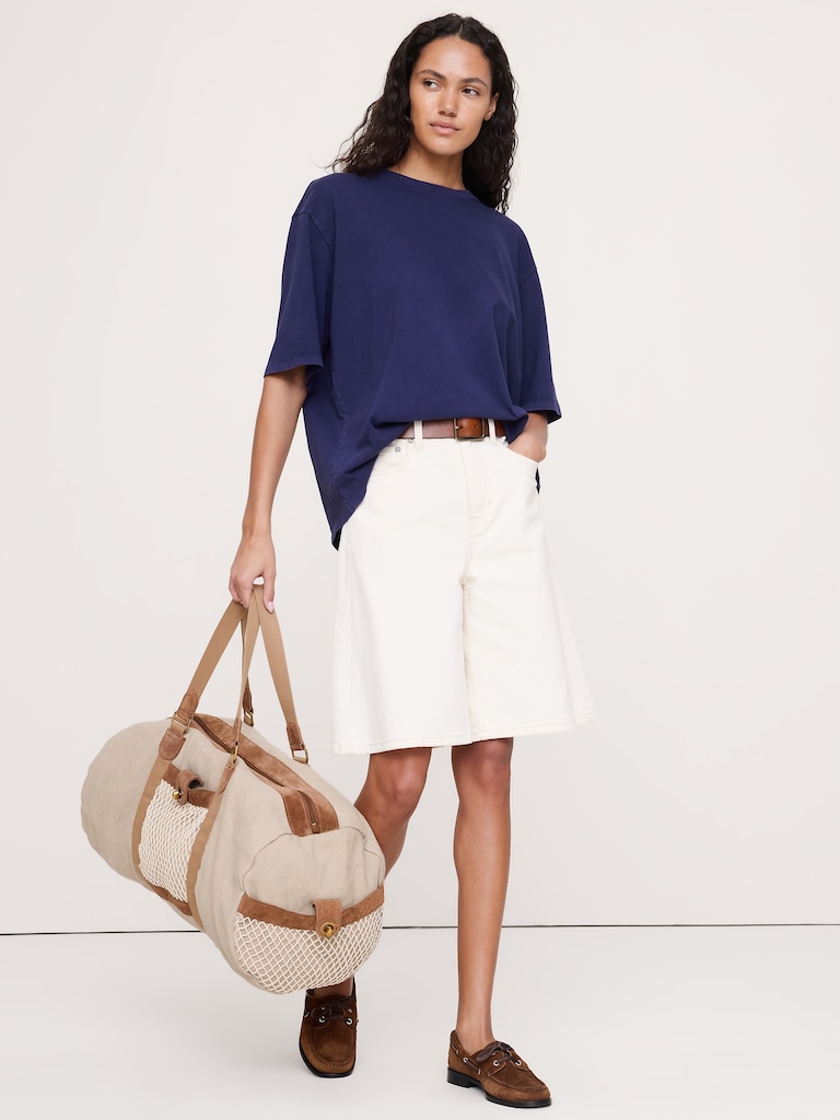 Oversized Vintage Cotton T-Shirt