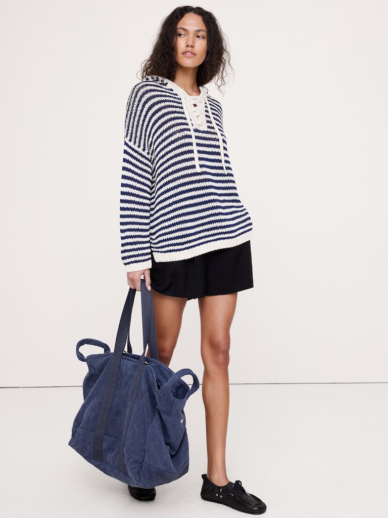 Cotton Beach Hooded Sweater