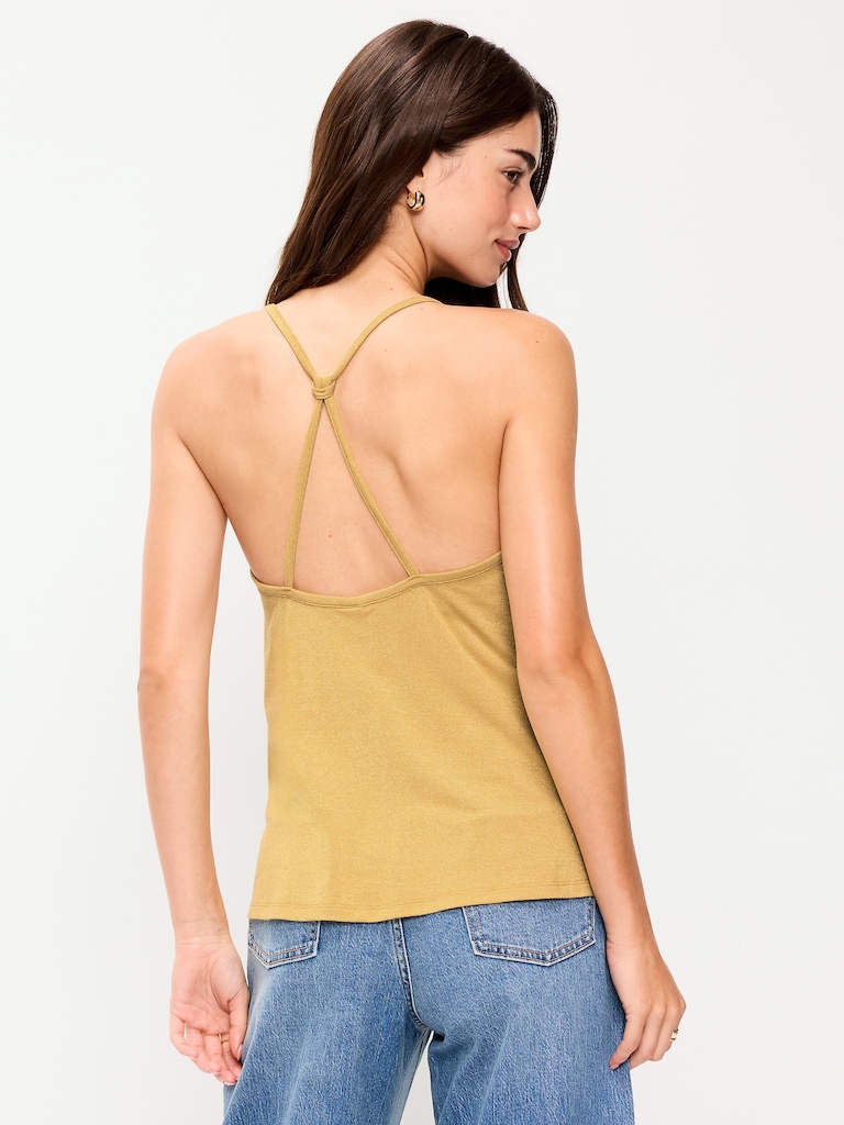 Strappy-Back Swing Tank Top